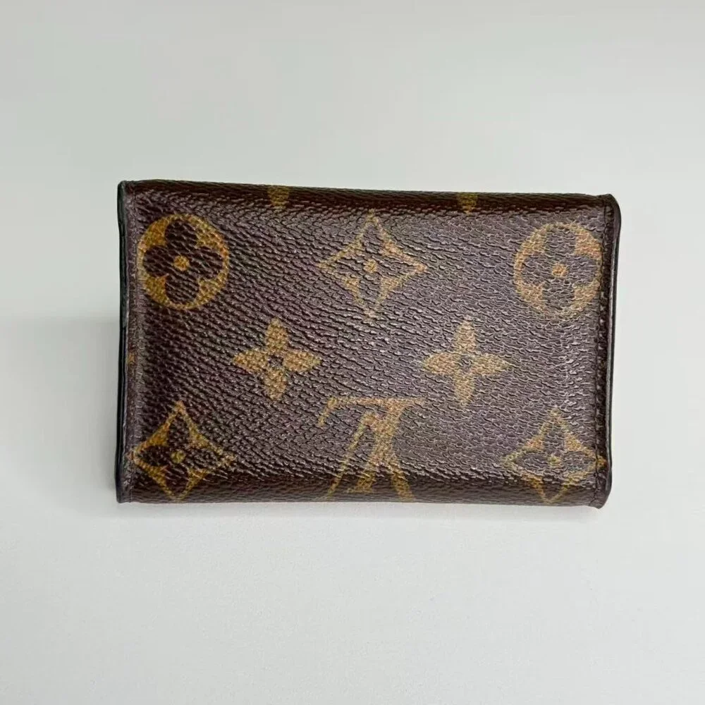 Louis Vuitton Monogram Canvas Keychain with Classic Gold Hardware